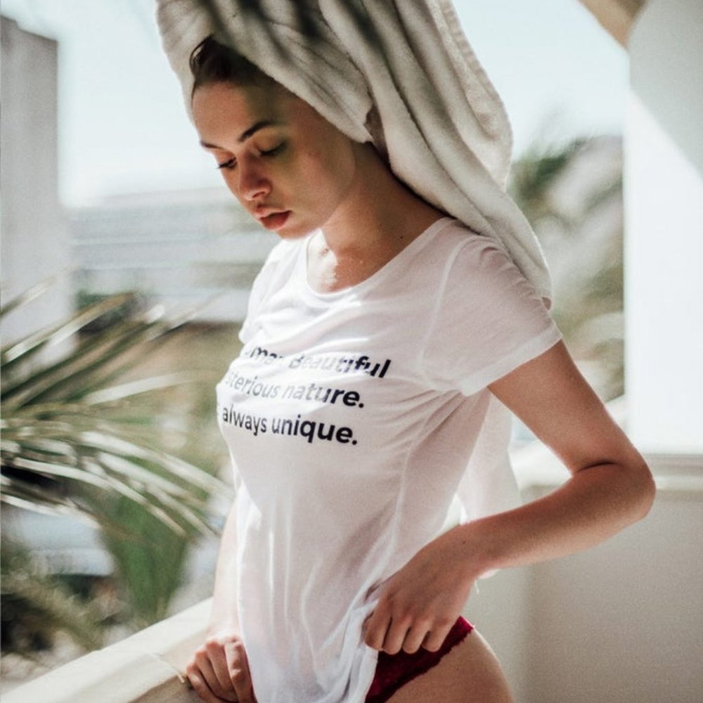 Cute White T-Shirt Tee